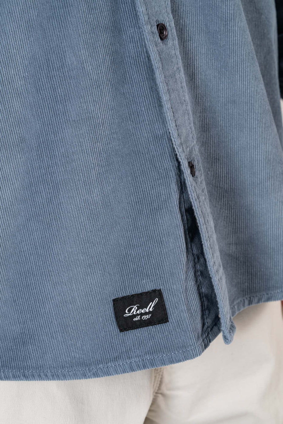Reell Strike Shirt Grey Blue