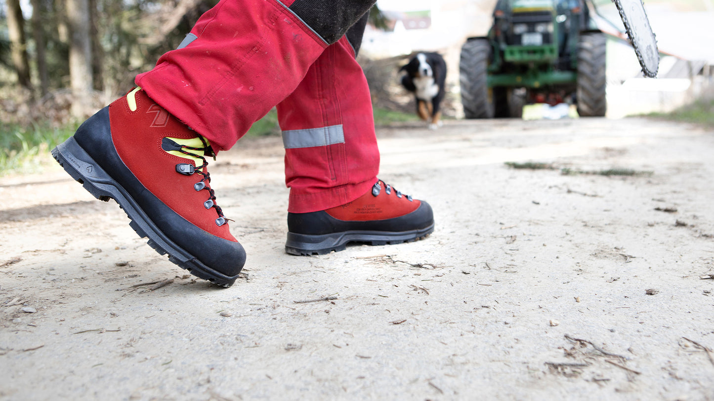 Haix Protector Forest 2.1 GTX Schnittschutzstiefel red/yellow 603115