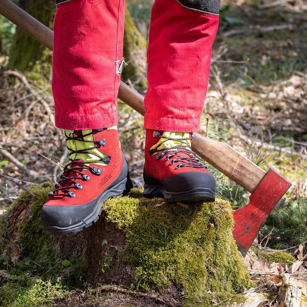 Haix Protector Forest 2.1 GTX Schnittschutzstiefel red/yellow 603115