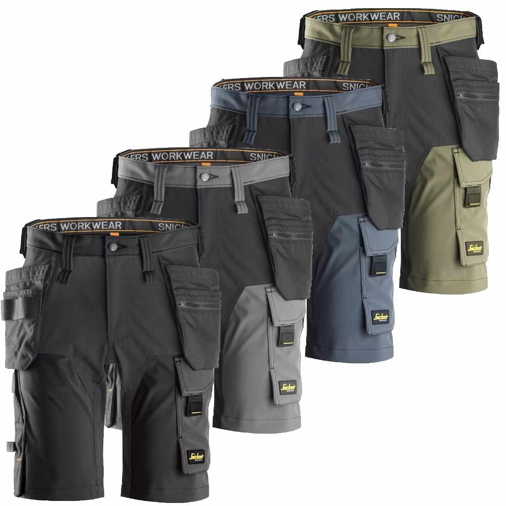 Snickers AllroundWork 4-Wege-Stretch-Shorts mit Holstertaschen 6175