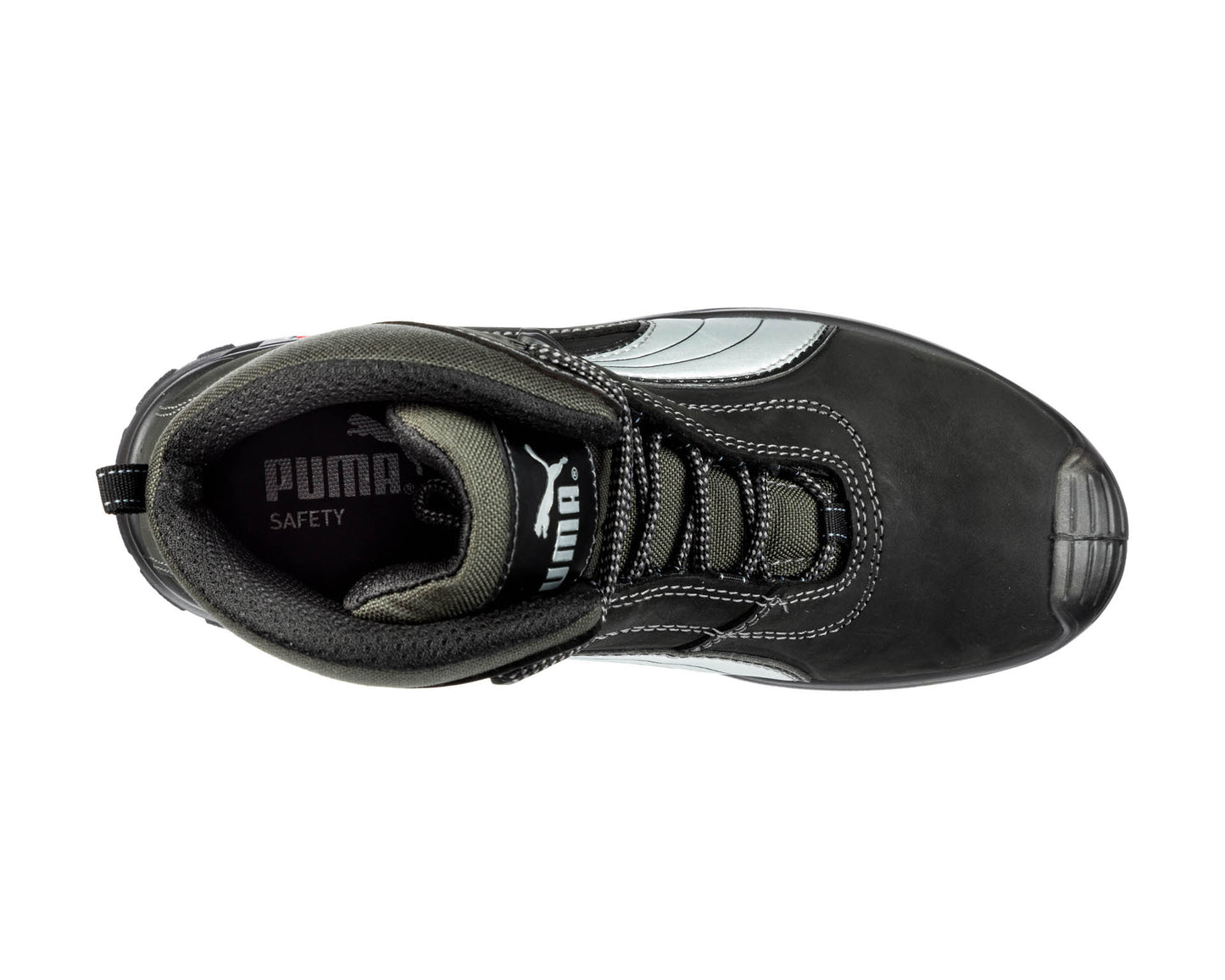 Puma Cascades Mid Sicherheitsstiefel S3 CI HI HRO SRC Schwarz/Grau 630210