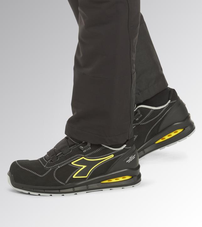 Diadora Run Net Airbox BOA Low Arbeitsschuhe S3S SRC Schwarz 701.182527