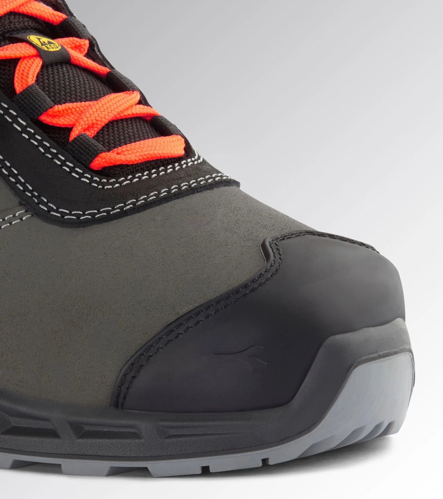 Diadora Shark Stable Impact Leather Sicherheitsschuhe Low S3S SRC ESD Schwarz/Rot 701.181161