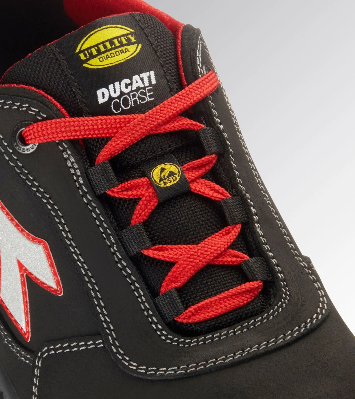 Diadora x Ducati Corse Shark Engine Sicherheitsschuhe Low S3S SRC ESD 701.181226