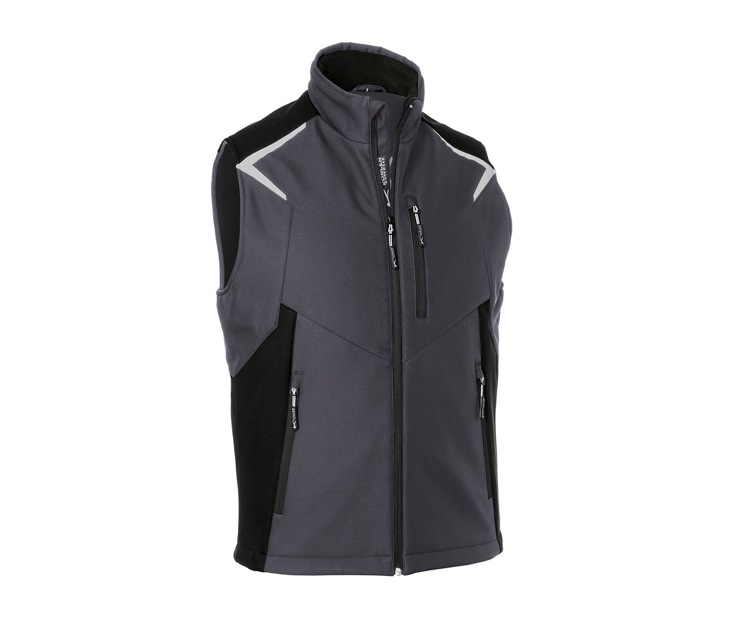 Kübler Bodyforce Softshell Weste Anthrazit/Schwarz 7125