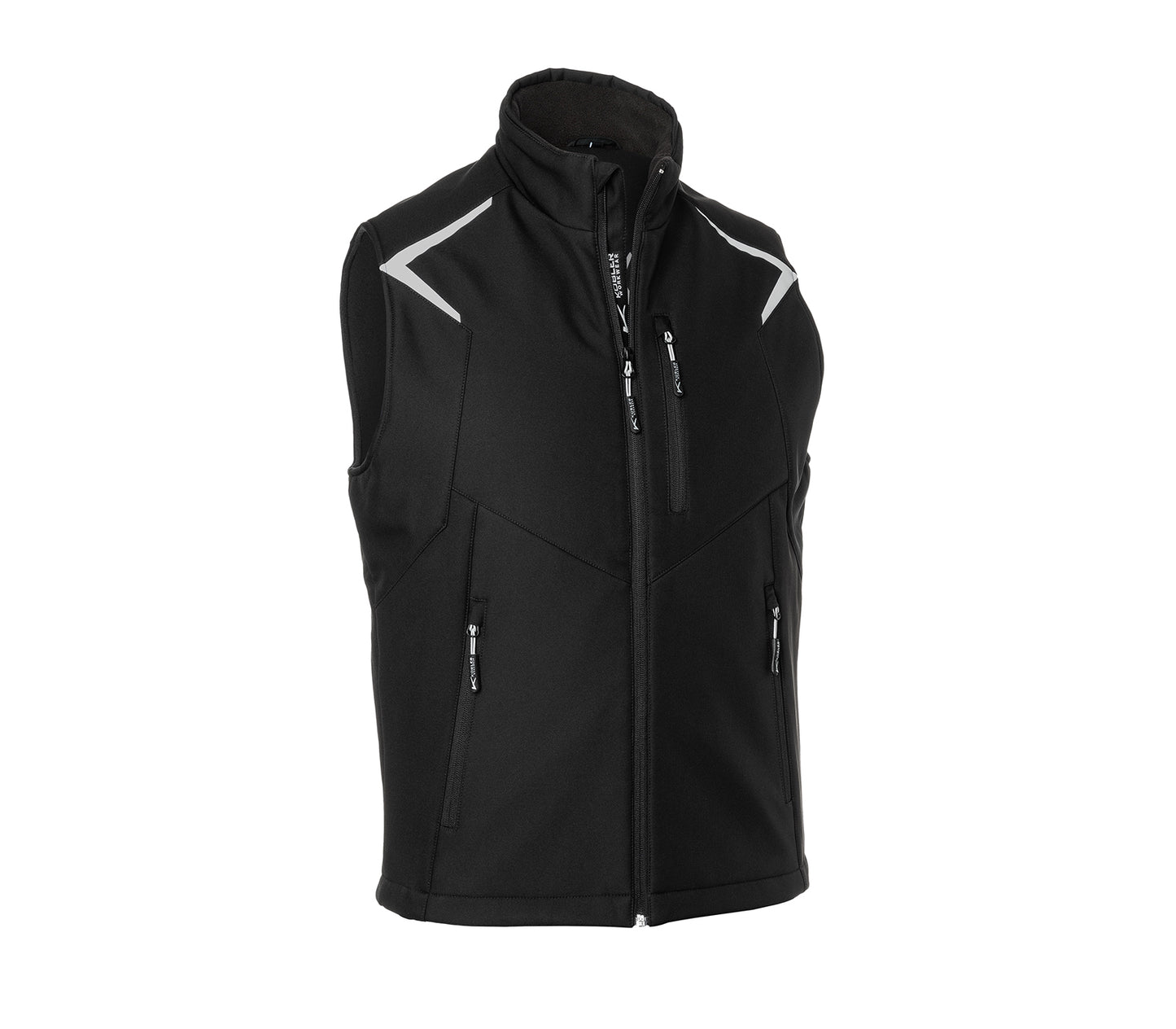 Kübler Bodyforce Softshell Weste Schwarz 7125
