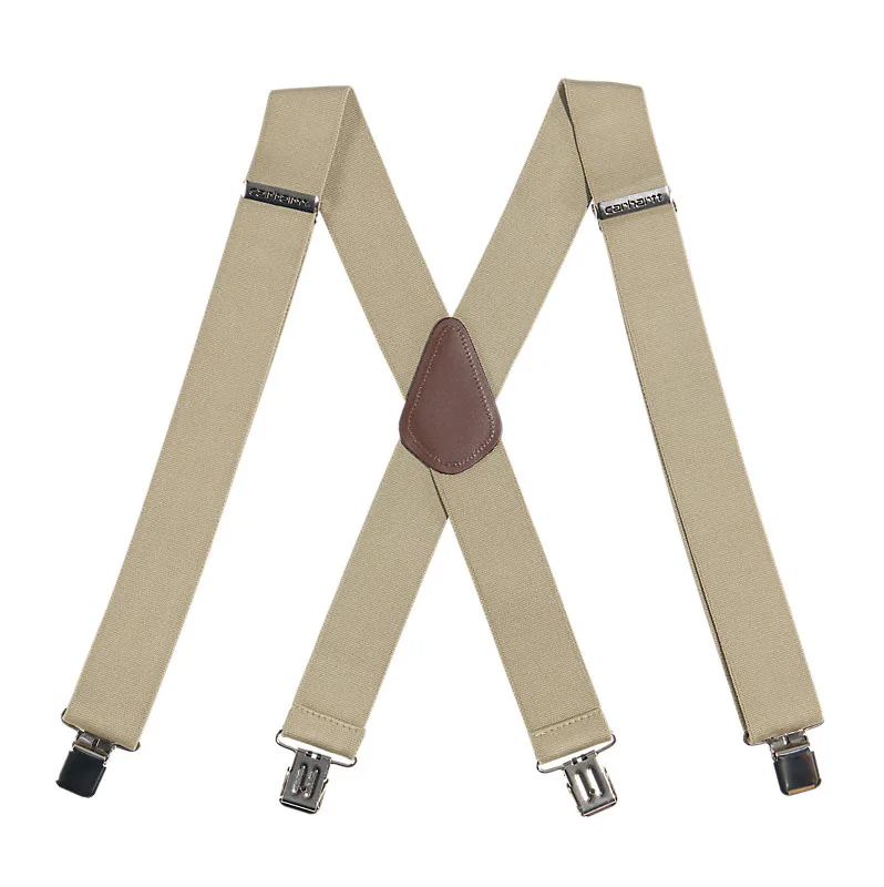 Carhartt Rugged Flex Elastic Suspenders Hosenträger Beige A0005523