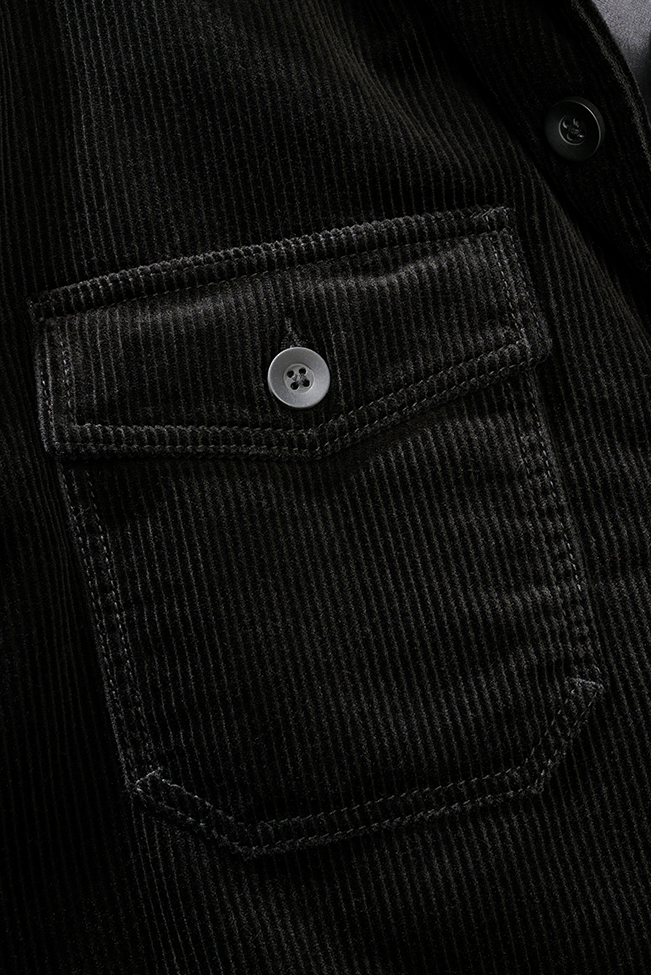 Brandit Corduroy Jacket wattierte Cordjacke Black 9721