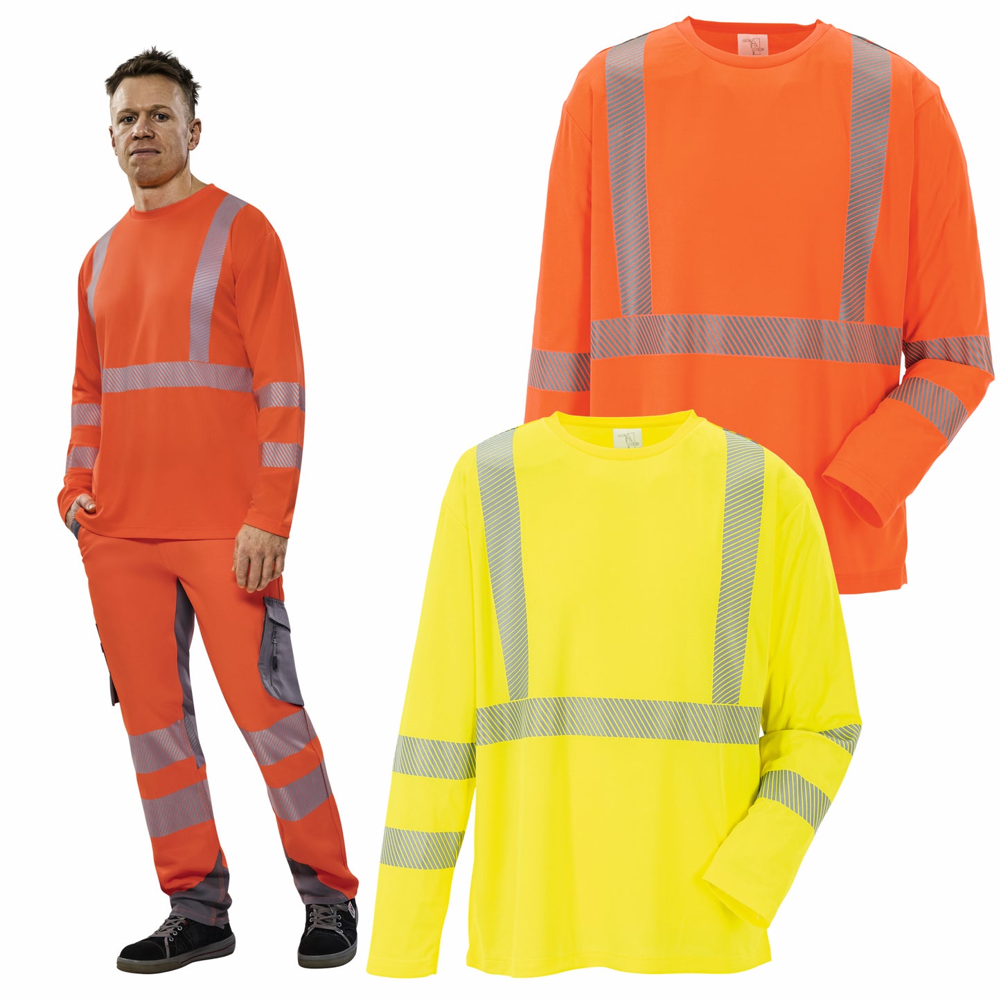 Planam Norit Warnschutz T-Shirt langarm