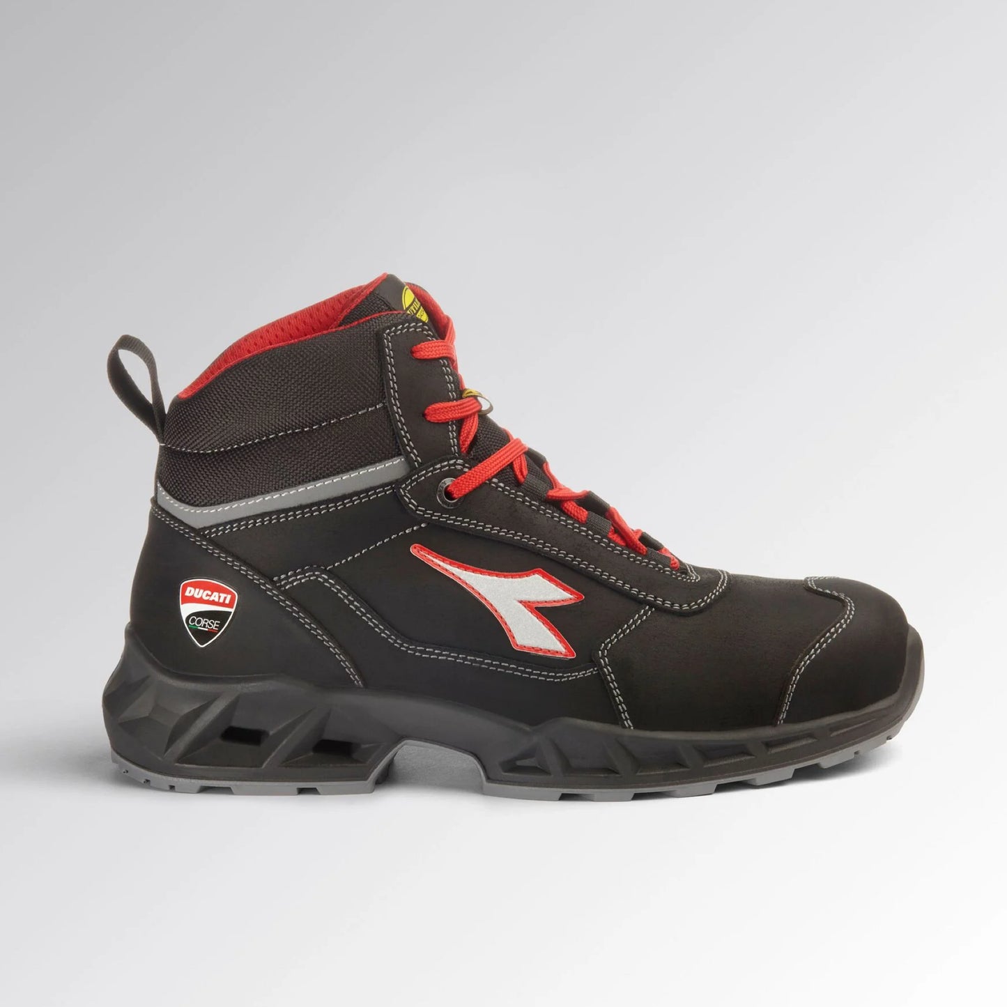 Diadora x Ducati Corse Shark Engine Sicherheitsstiefel Mid S3S SRC ESD 701.181227