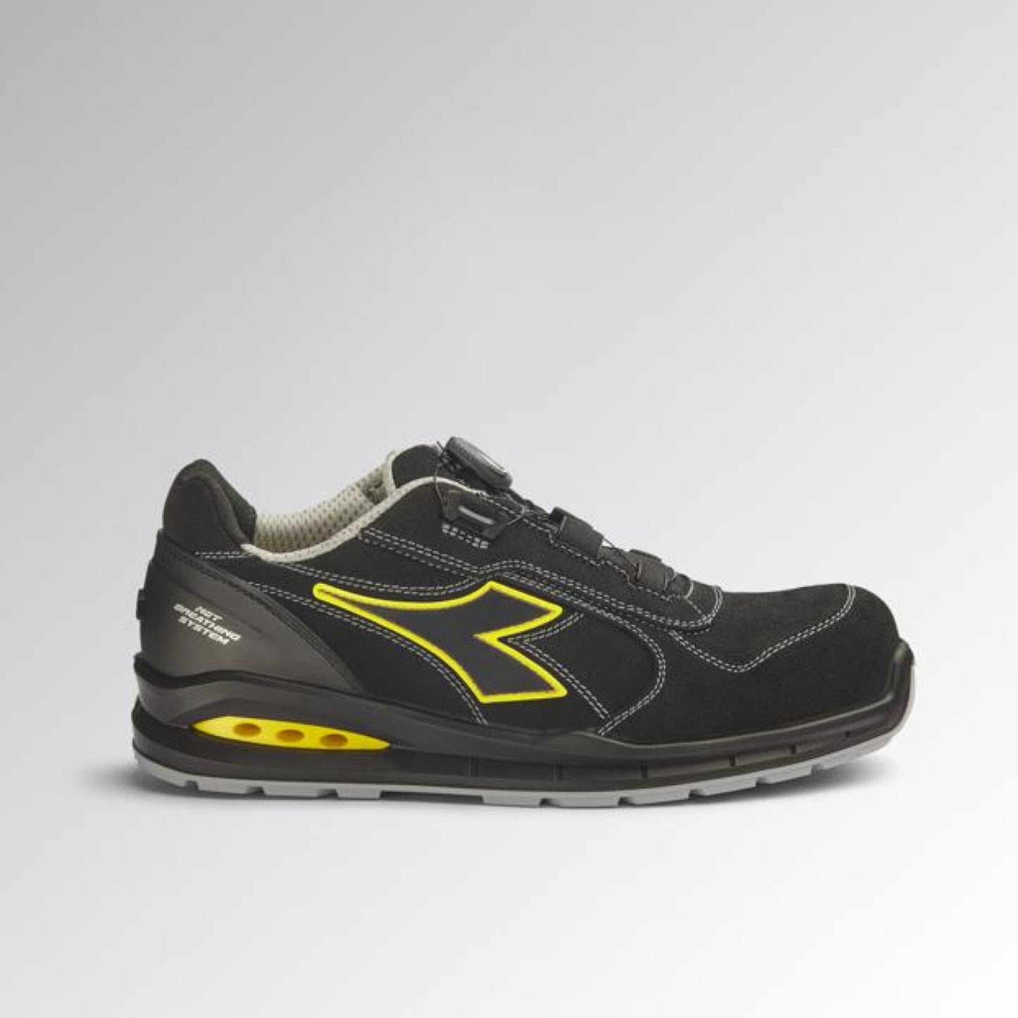 Diadora Run Net Airbox BOA Low Arbeitsschuhe S3S SRC Schwarz 701.182527
