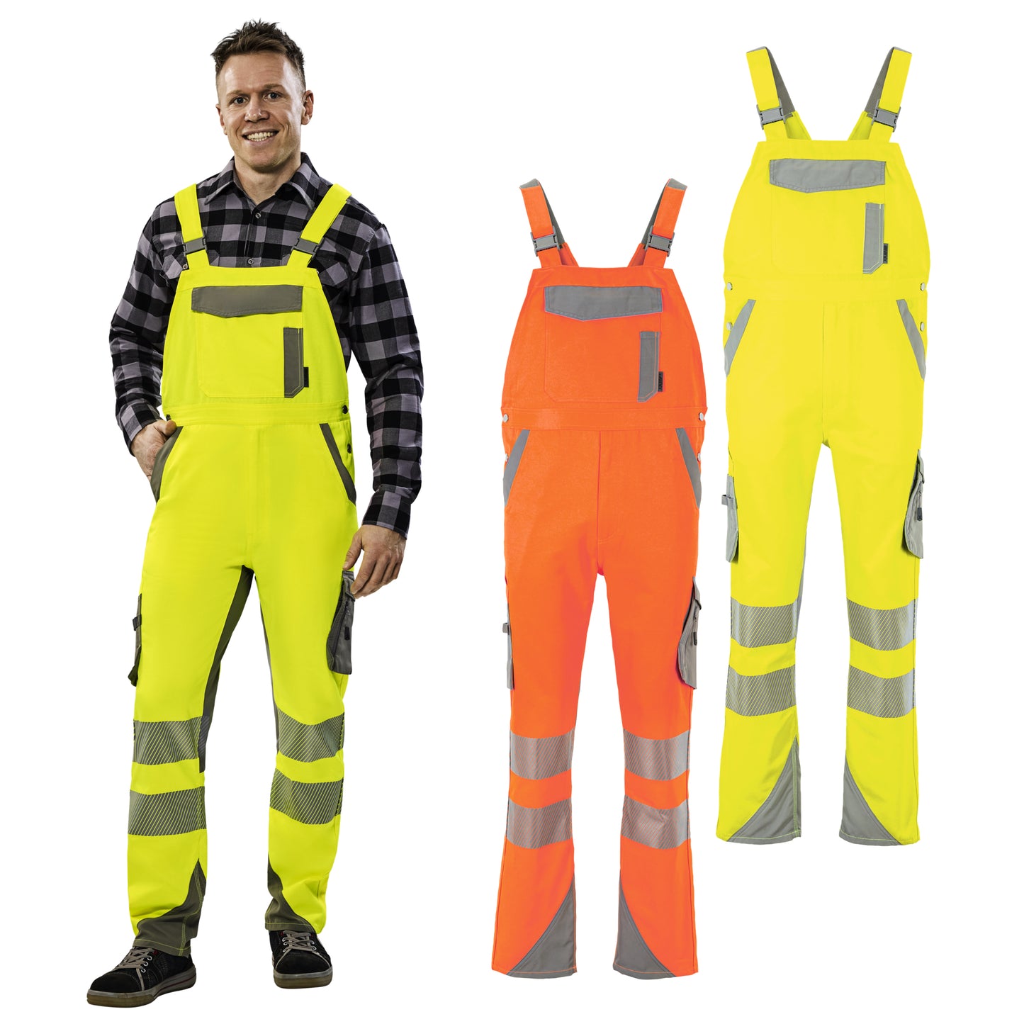 Planam Norit Warnschutz Herren Latzhose