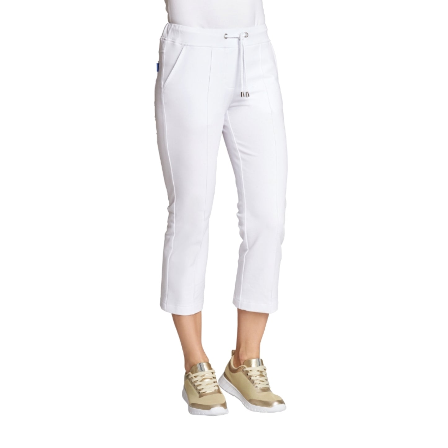 Leiber 7/8 Sweathose Damenhose Weiß 08/6180