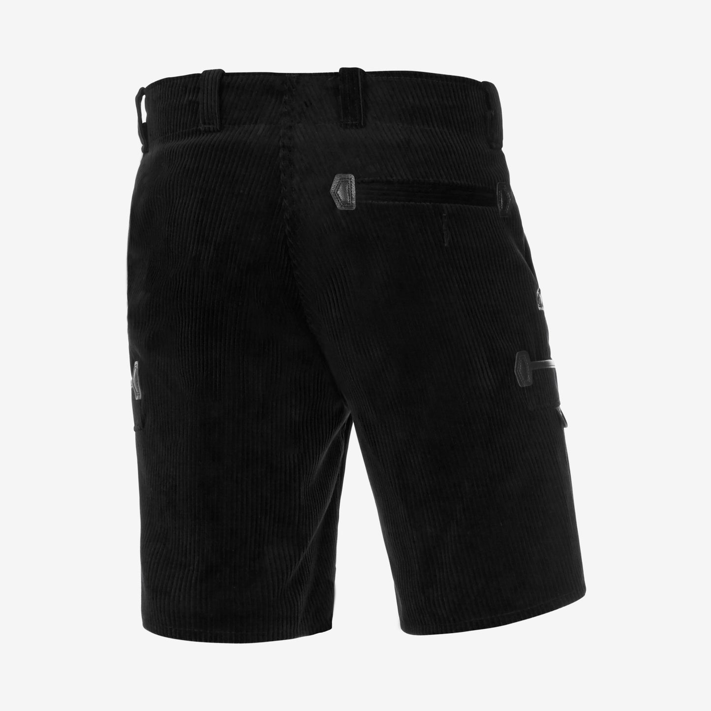 FHB Bernd Zunftshorts Trenkercord Schwarz 50033 + gratis FHB Malte Messertasche
