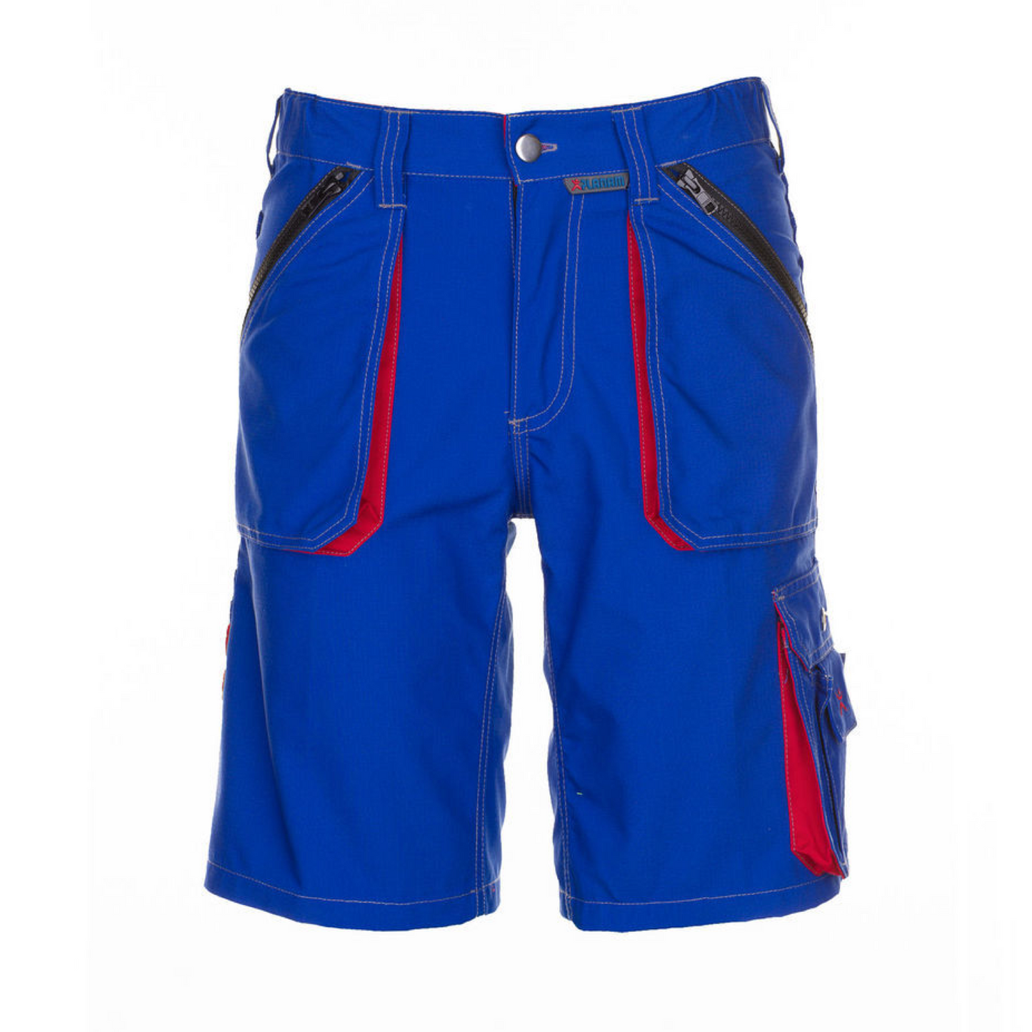 Planam Basalt Herren Shorts kornblau/rot 2841