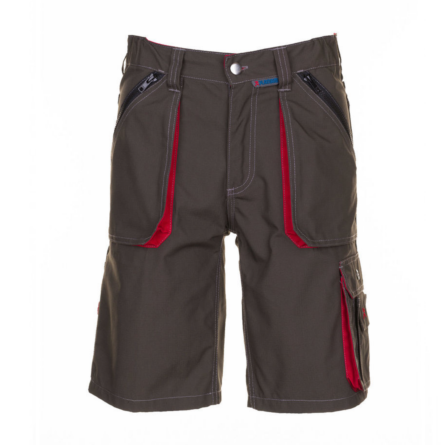 Planam Basalt Herren Shorts oliv/rot 2843