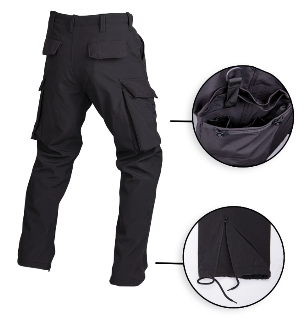 Mil-Tec Softshell Hose Explorer Schwarz