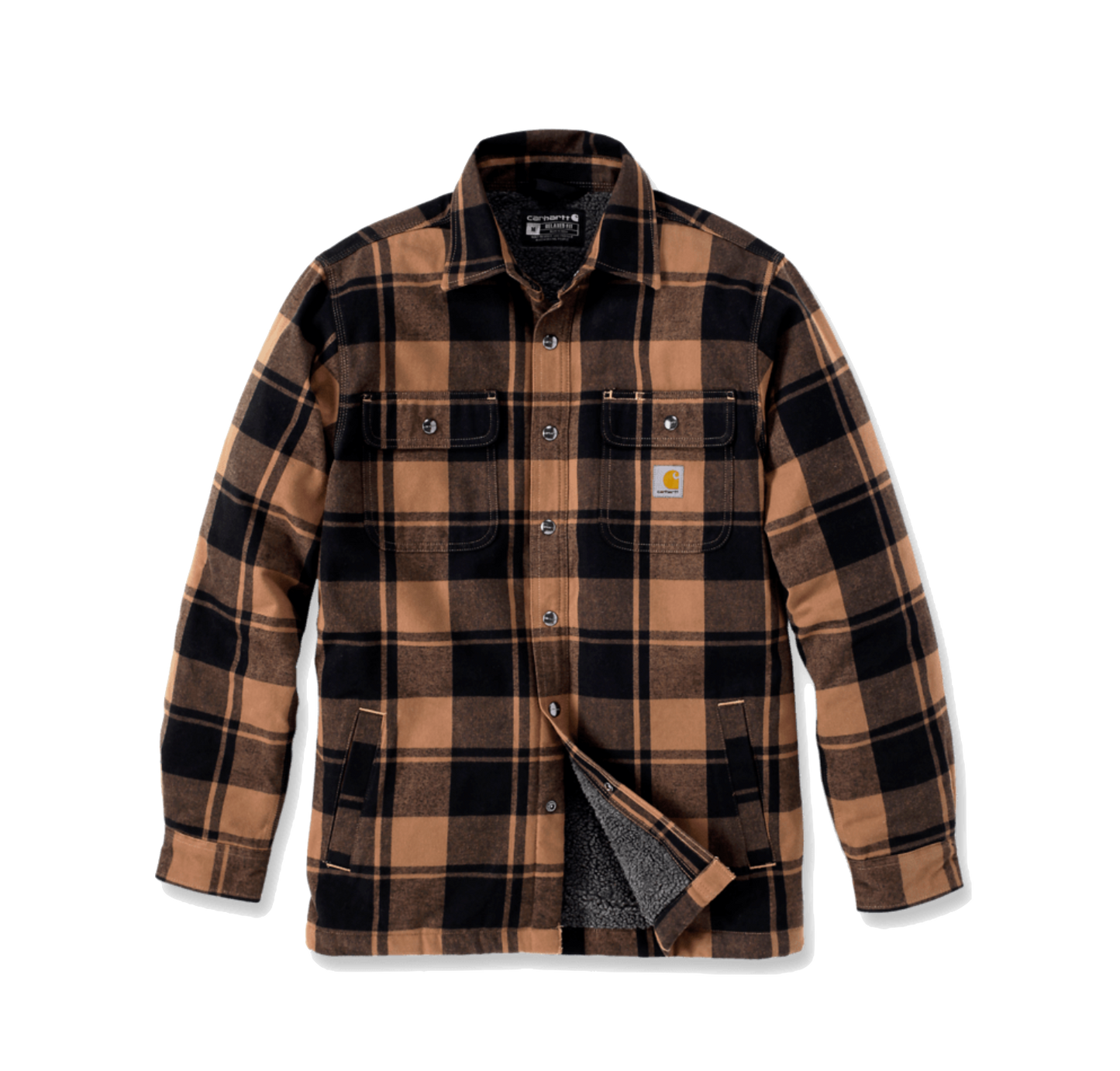 Carhartt Flannel Sherpa Lined Shirt Jacket Hemdjacke 105939