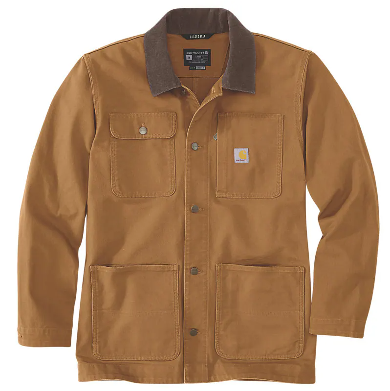 Carhartt Loose Fit Duck Blanket Lined C01 Chore Coat Herren Mantel 106675