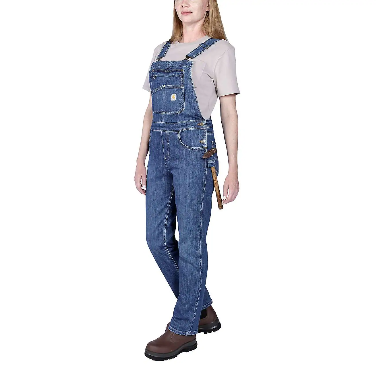 Carhartt Damen Bib Overall Latzhose Relaxed Fit Denim 106002