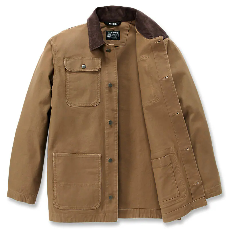 Carhartt Loose Fit Duck Blanket Lined C01 Chore Coat Herren Mantel 106675