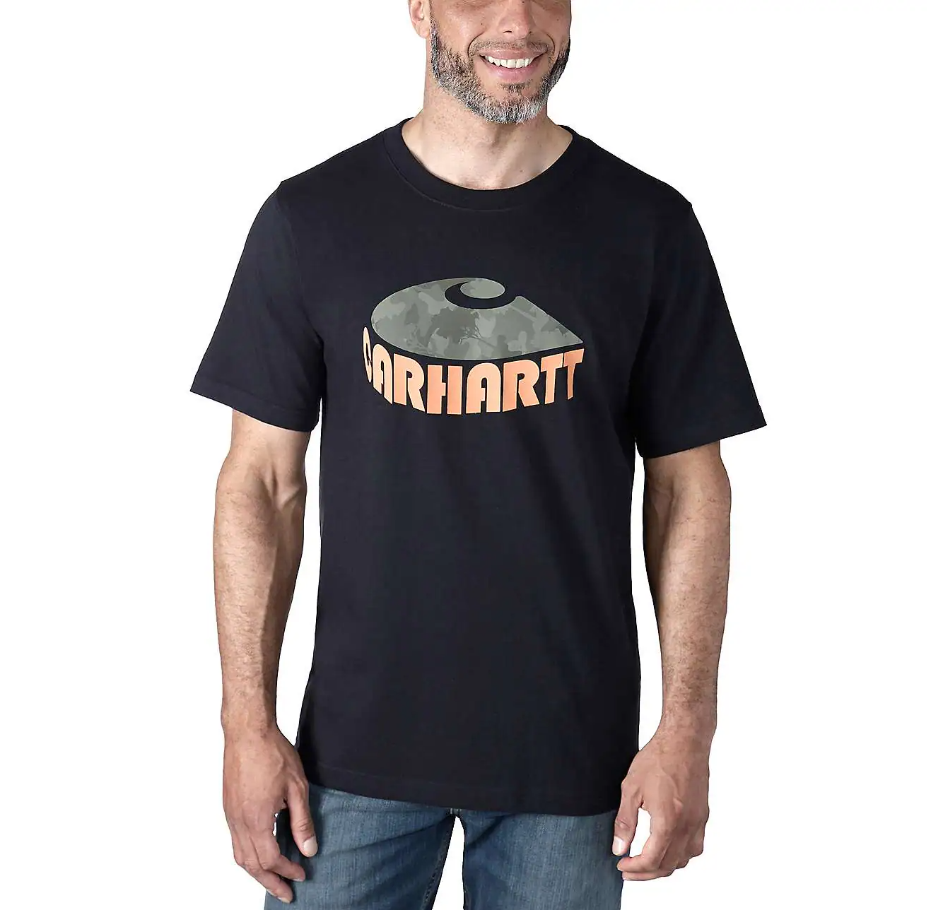 Carhartt Short Sleeve T-Shirt mit Carhartt Camo Graphic 106155