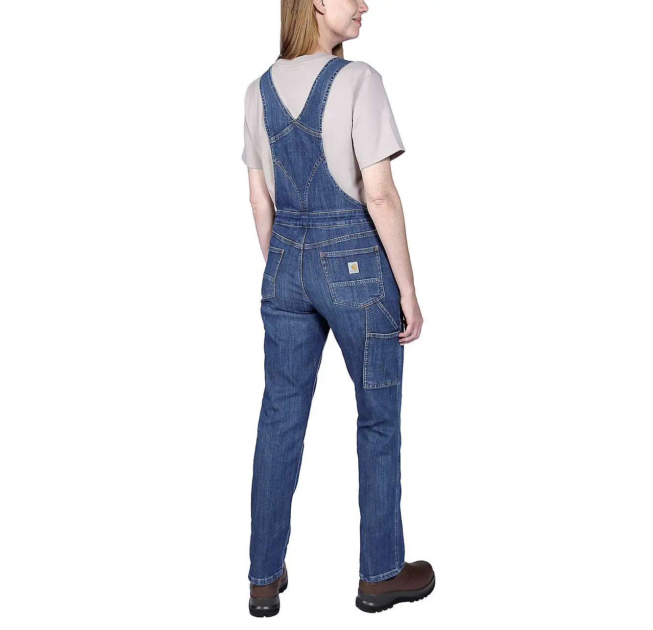 Carhartt Damen Bib Overall Latzhose Relaxed Fit Denim 106002