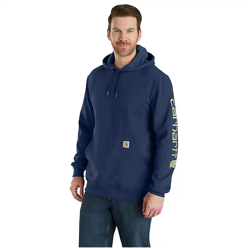 Carhartt Hoodie Herren Logo Sleeve Graphic Sweatshirt K288