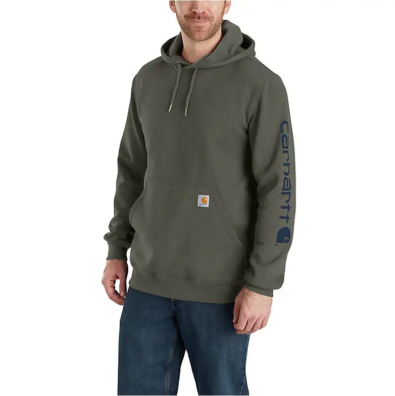 Carhartt Hoodie Herren Logo Sleeve Graphic Sweatshirt K288