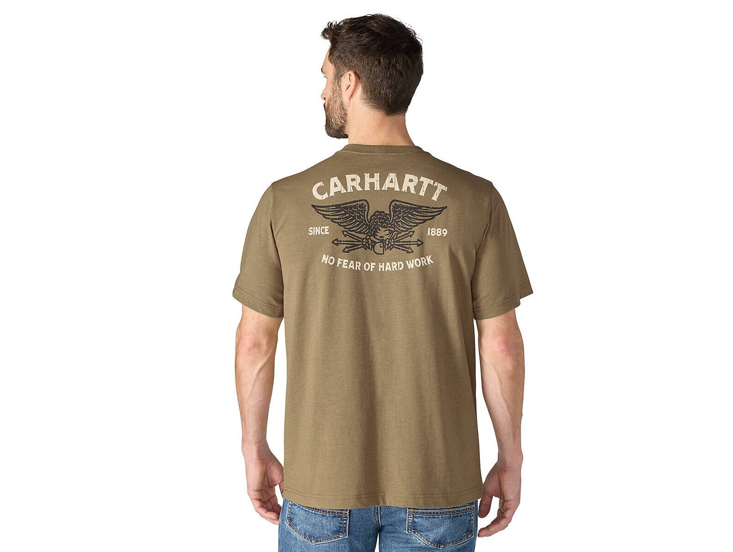 Carhartt Herren T-Shirt Irvine Hardwork Eagle Logo 107777