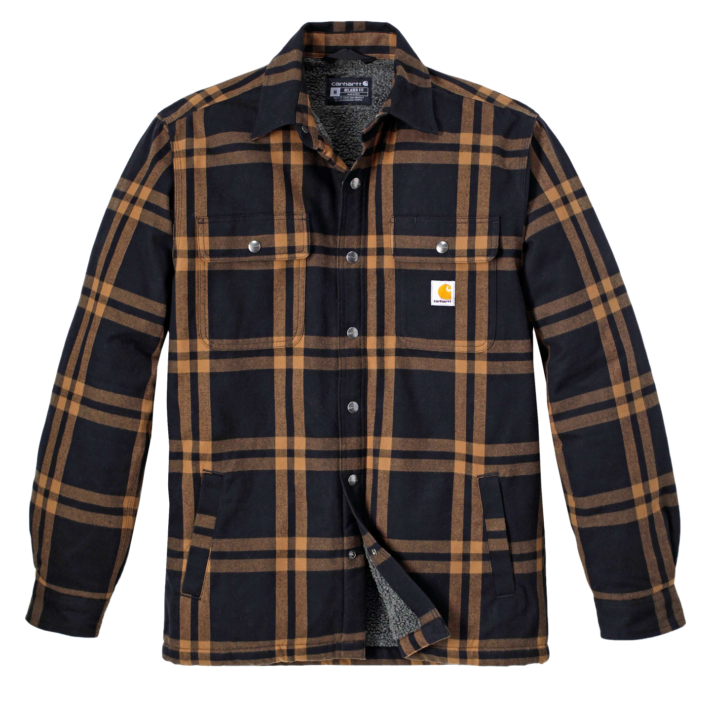 Carhartt Flannel Sherpa Lined Shirt Jacket Hemdjacke 106354