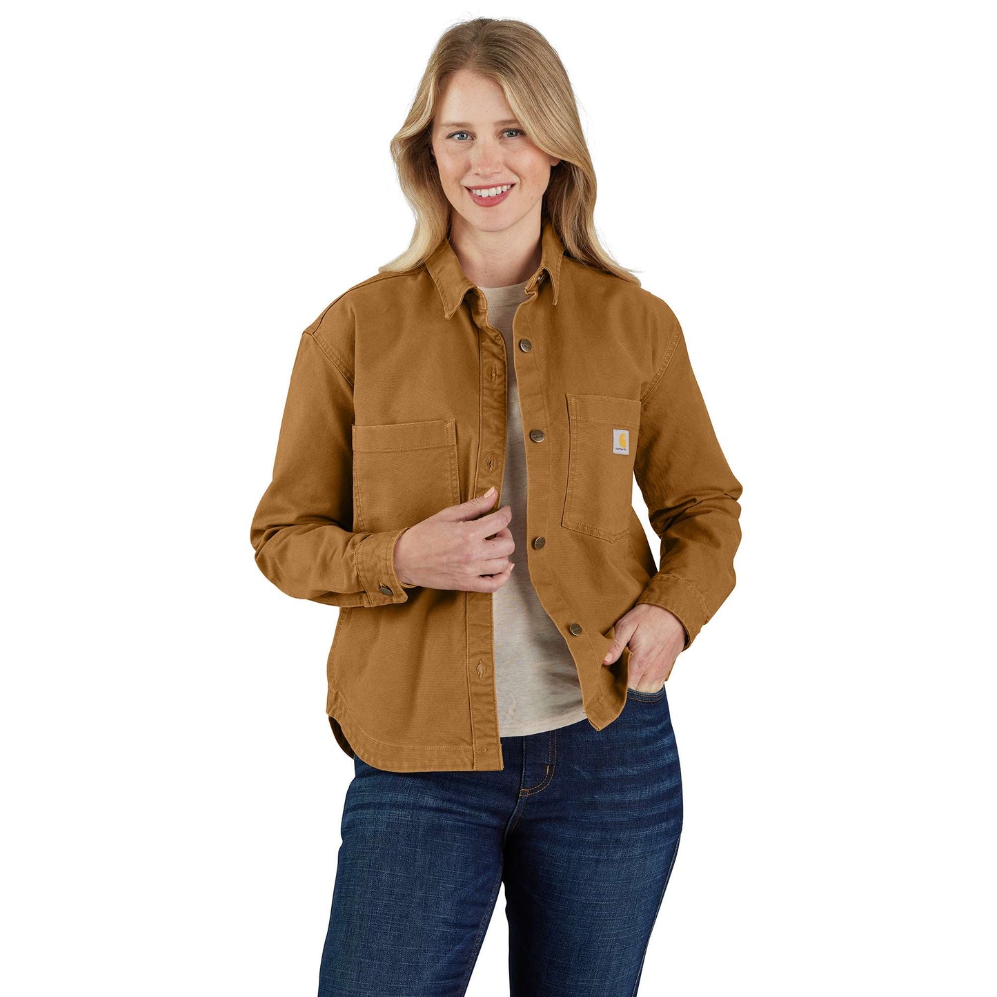 Carhartt Damen Loose Fit Heavyweight Duck Overshirt 106621