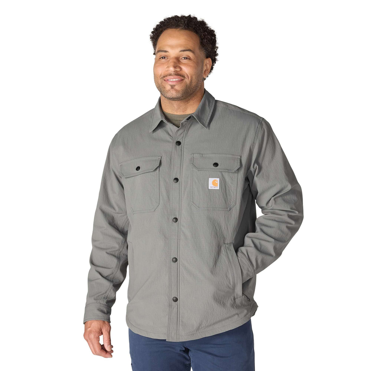 Carhartt Herren Force™ Hemdjacke Grau – Shirt Jacket 107699