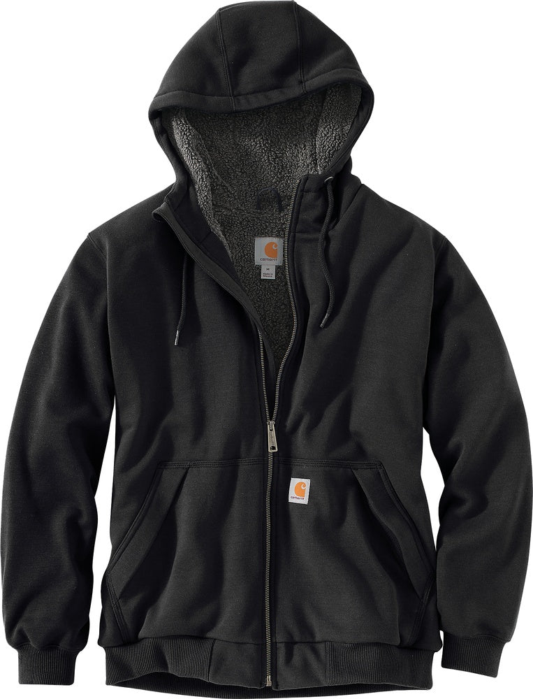Carhartt Rain Defender Relaxed Fit Midweight Sherpa-Lined Full-Zip Sweatshirt 103308