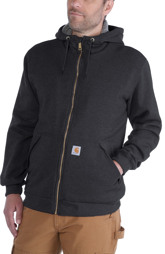 Carhartt Rain Defender Relaxed Fit Midweight Sherpa-Lined Full-Zip Sweatshirt 103308