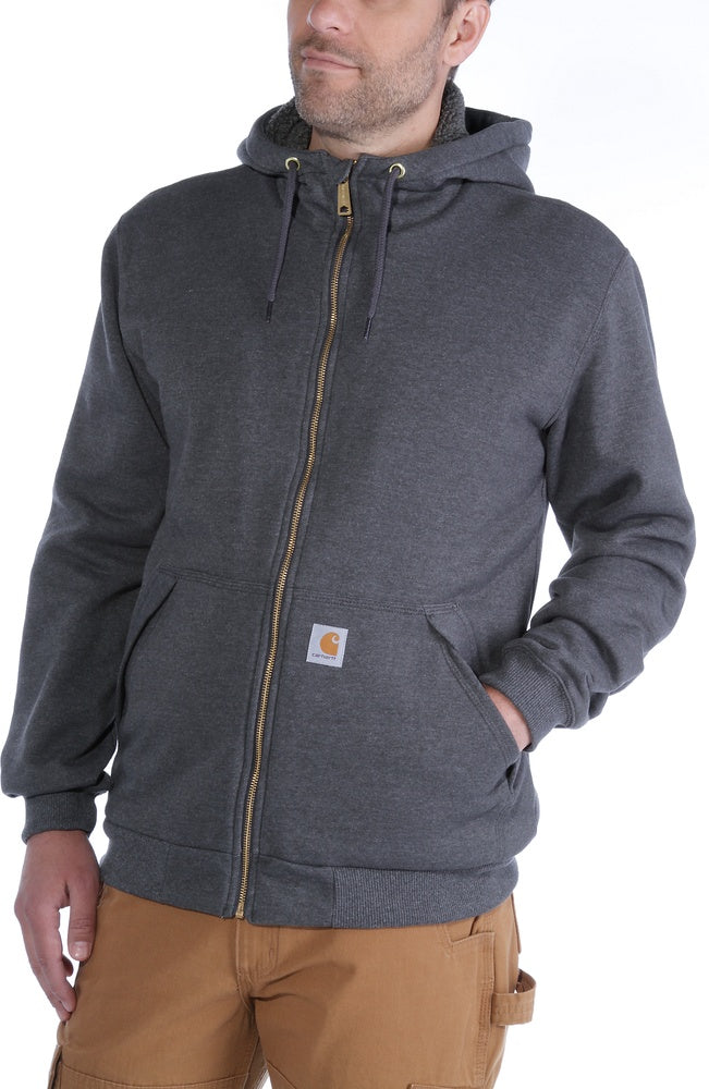 Carhartt Rain Defender Relaxed Fit Midweight Sherpa-Lined Full-Zip Sweatshirt 103308