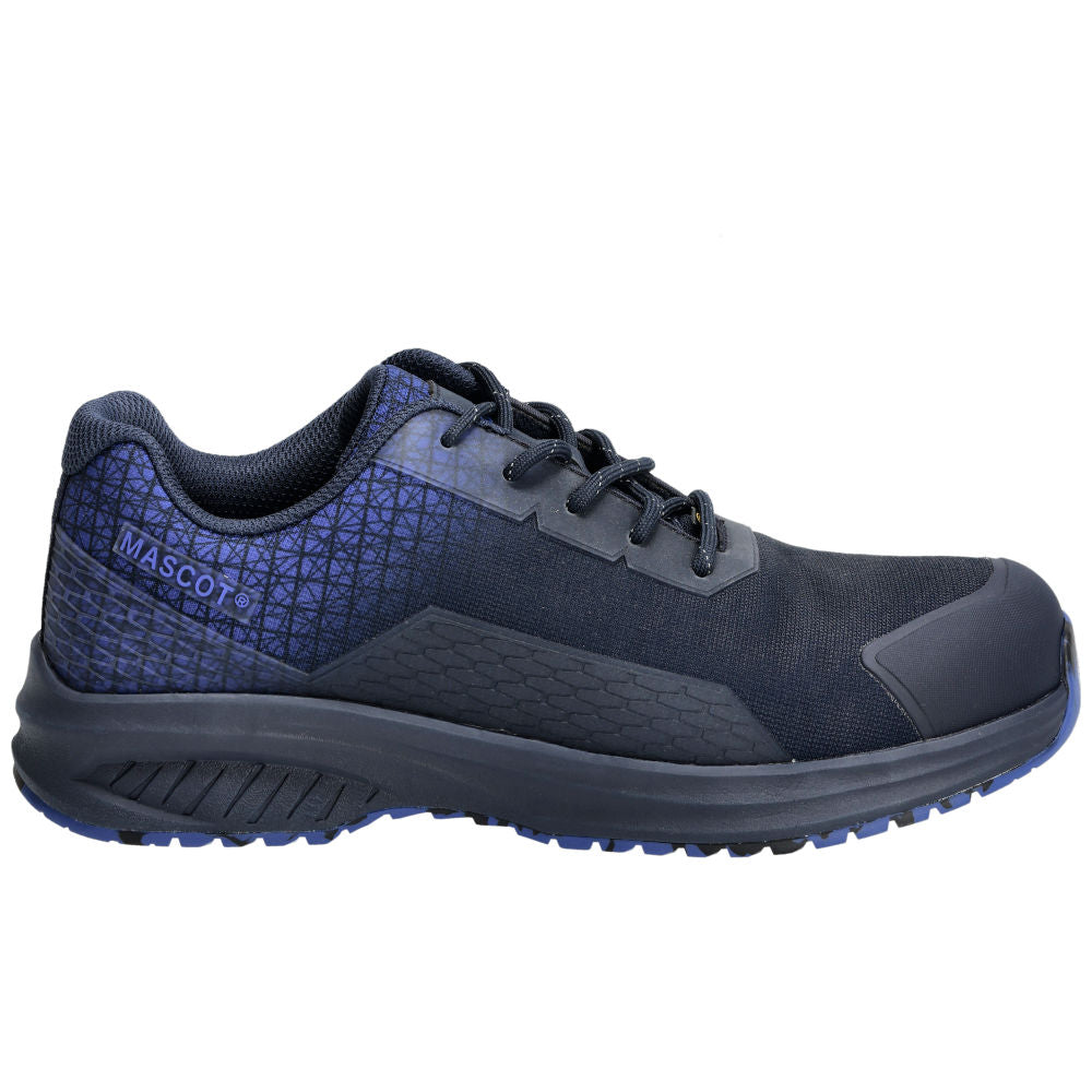 MASCOT® ACCELERATE Sicherheitsschuhe S3S mit Schnürsenkel Navy/Azur F1500