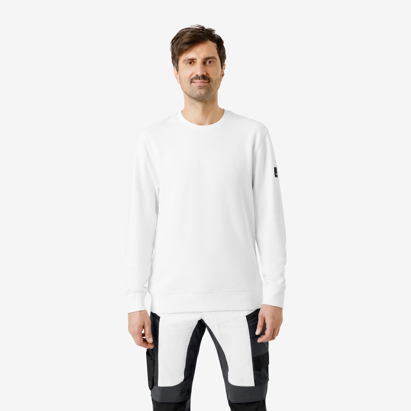 FHB Piet Sweatshirt unisex Weiß 821140