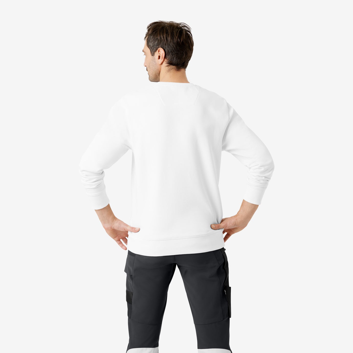 FHB Piet Sweatshirt unisex Weiß 821140