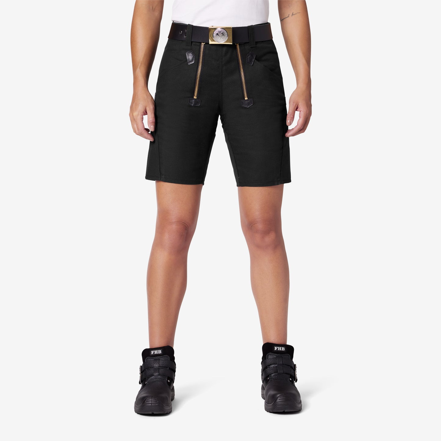FHB Wim Zunftshorts Rips-Moleskin 10033 + gratis FHB Malte Messertasche Spezial