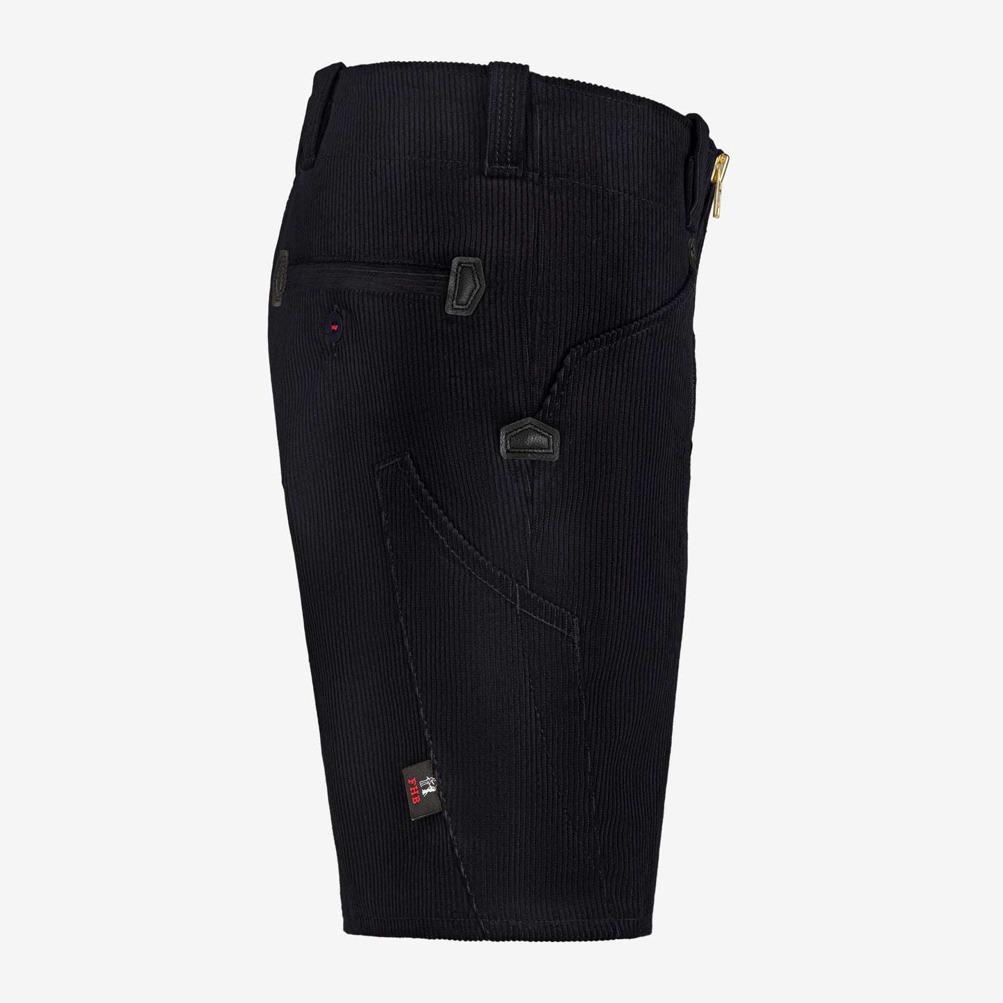 FHB Hans Zunftshorts Genuacord Schwarz 20033 + gratis FHB Zollstock Xaver