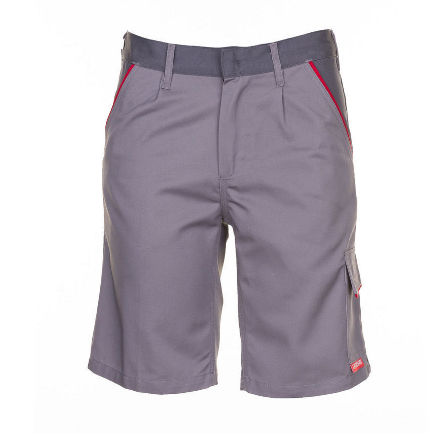 Planam Highline Herren Shorts zink/schiefer/rot 2371