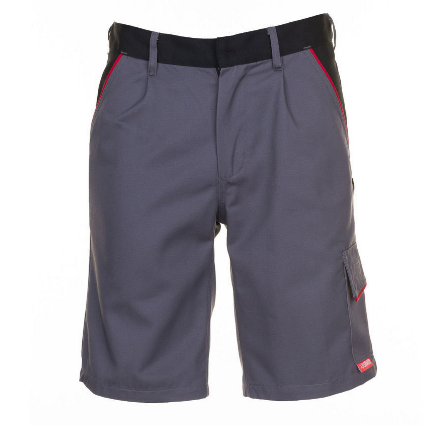 Planam Highline Herren Shorts schiefer/schwarz/rot 2372