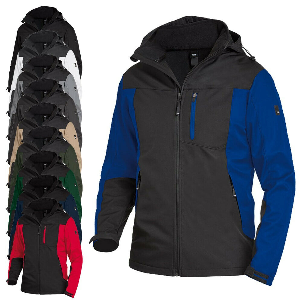 FHB Jannik Softshelljacke Arbeitsjacke Atmungsaktiv und Wasserabweisend 79105