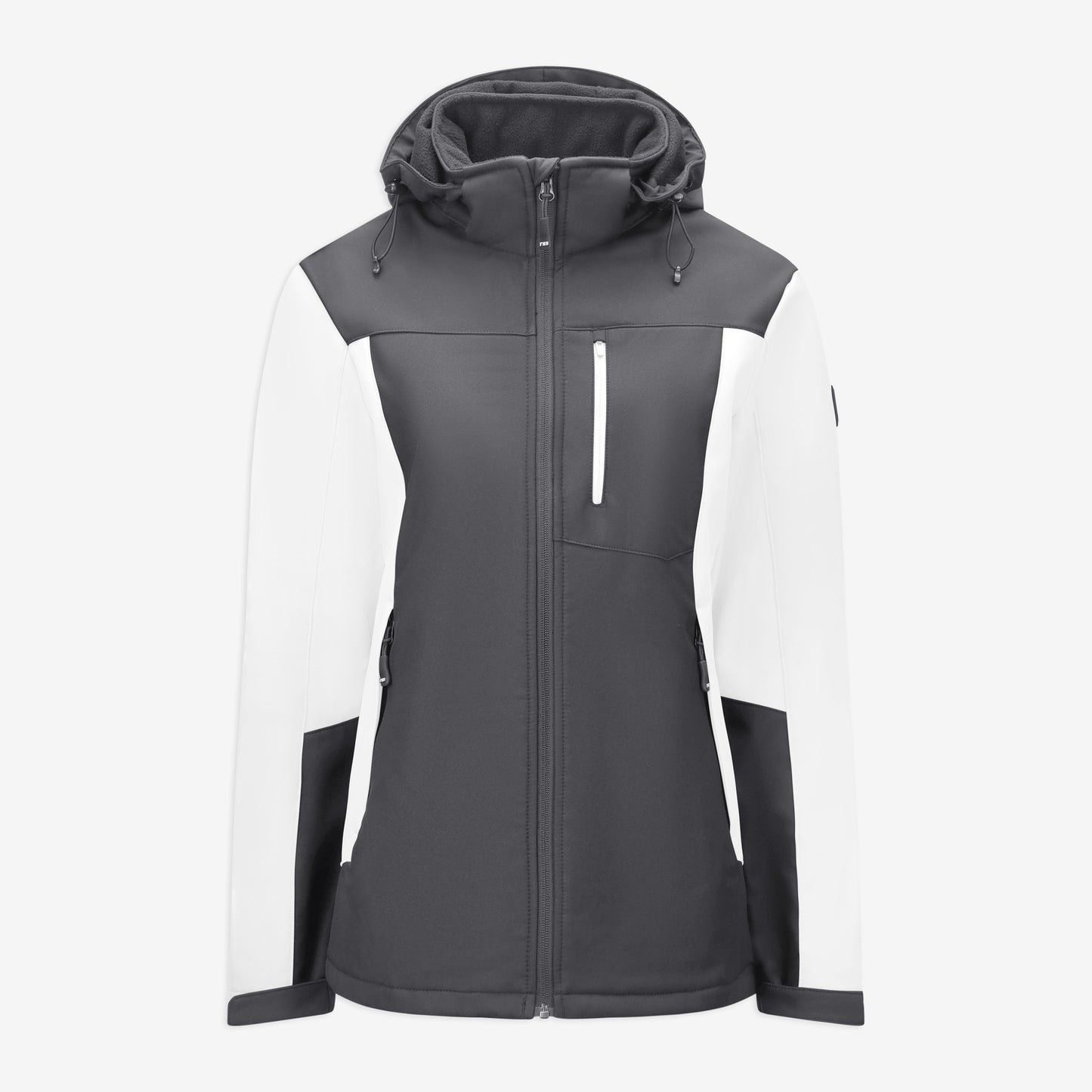 FHB Julia Damen Softshelljacke Weiß/Anthrazit 79120