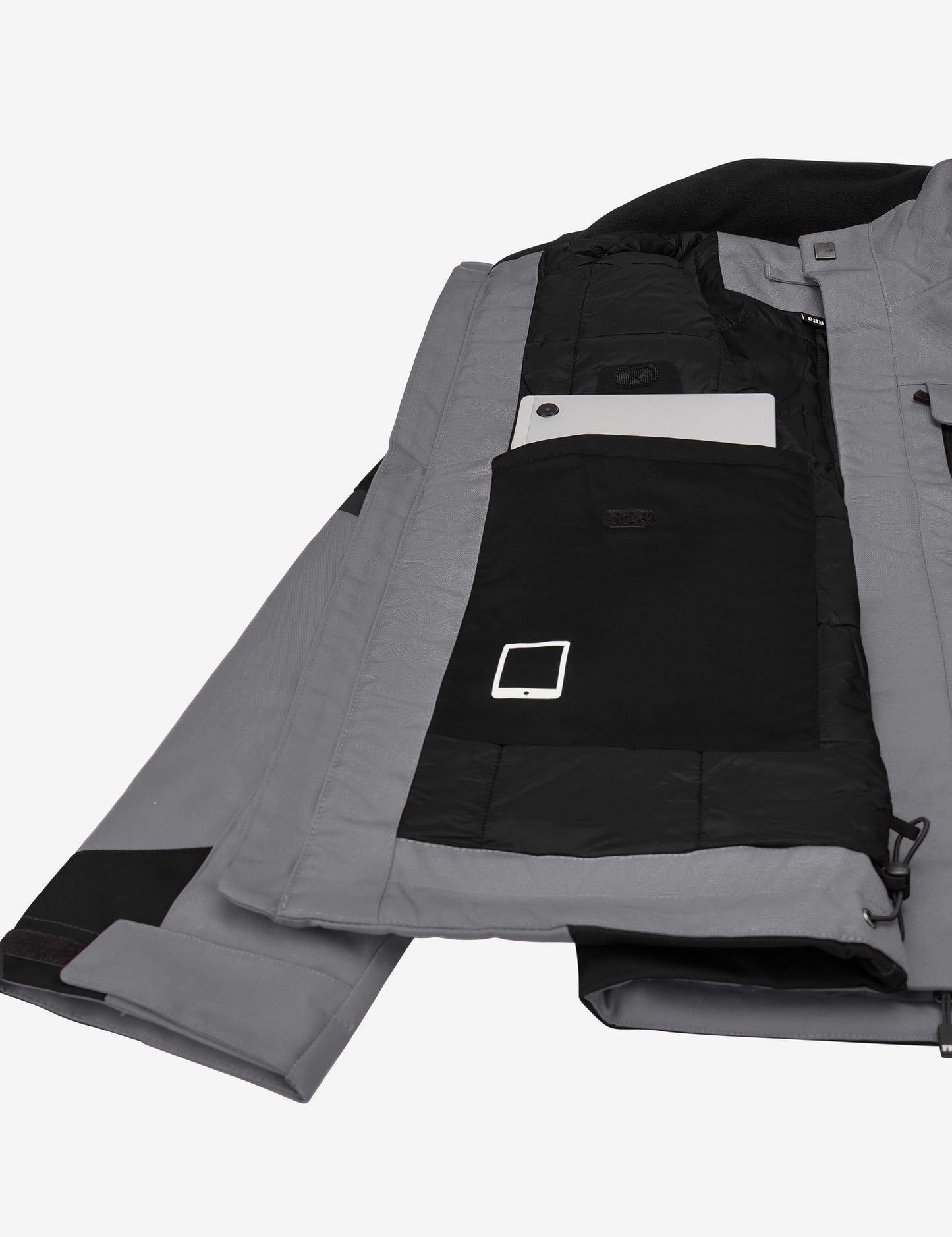 FHB Lars Arbeitsjacke Winter Grau/Schwarz 19035
