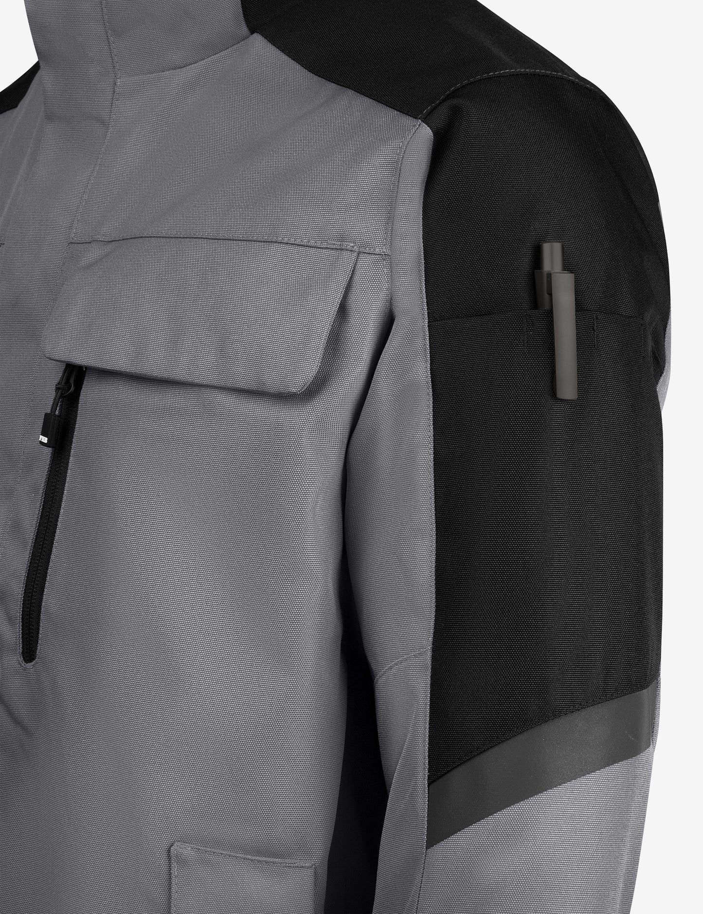 FHB Lars Arbeitsjacke Winter Grau/Schwarz 19035