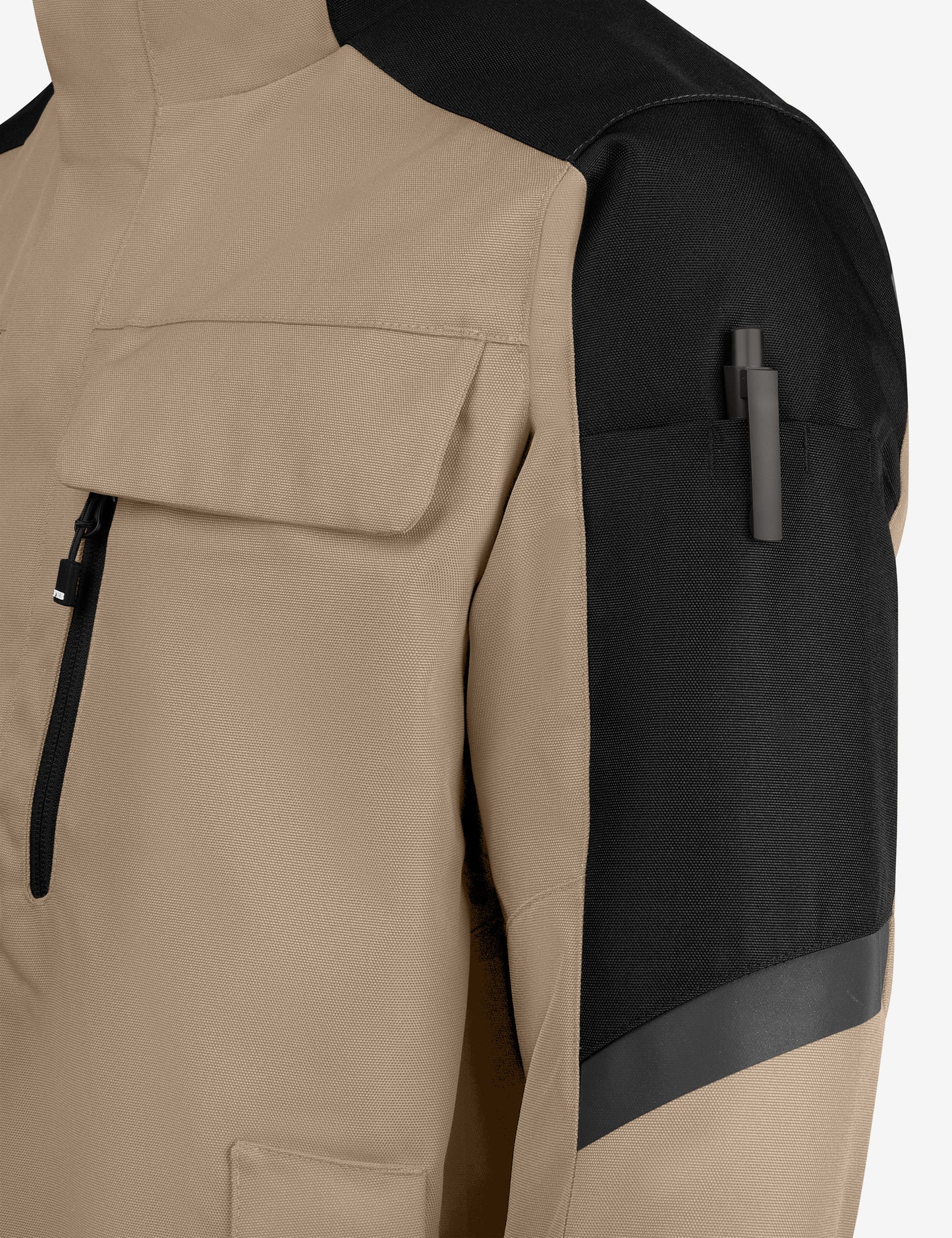 FHB Lars Arbeitsjacke Winter Beige/Schwarz 19035