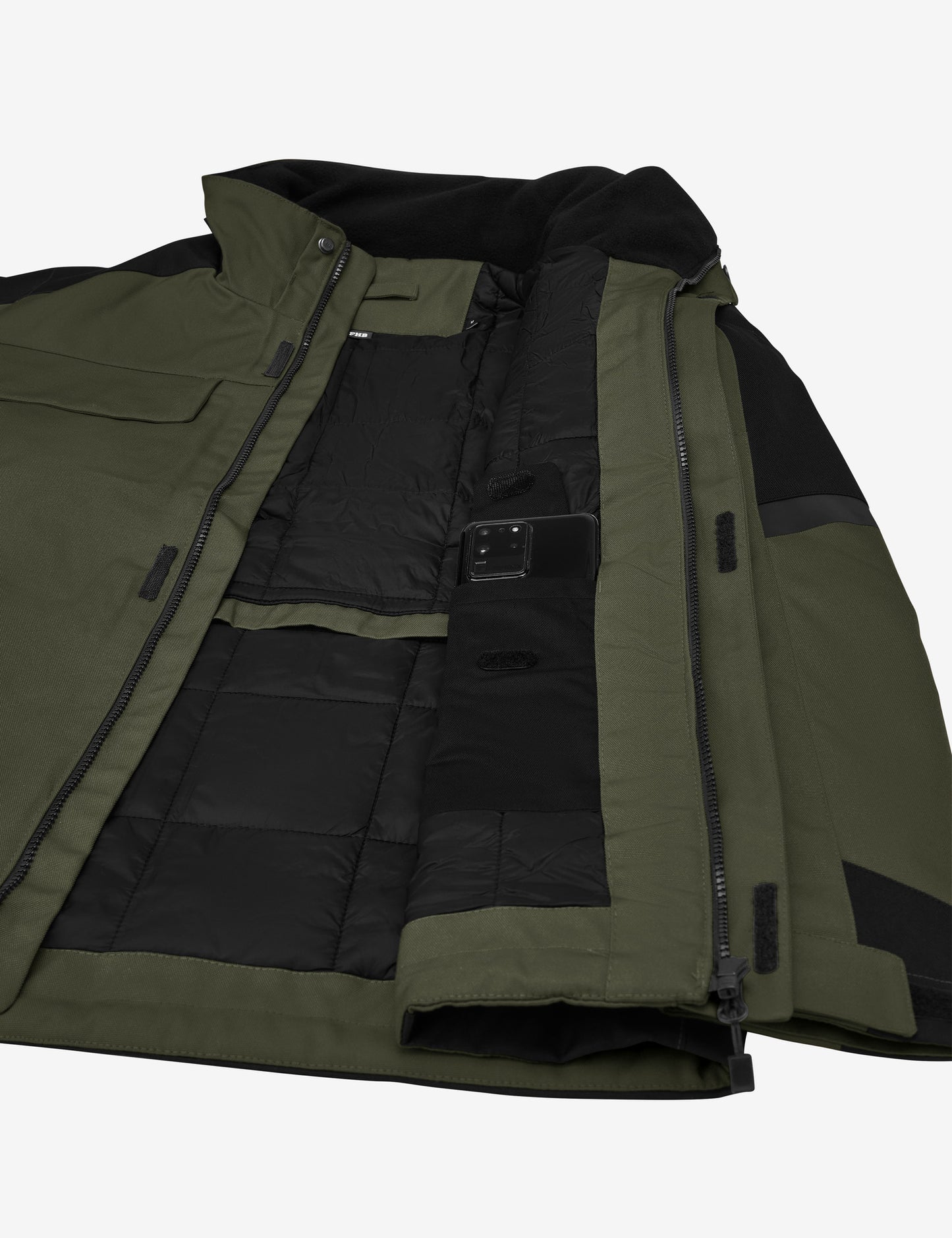 FHB Lars Arbeitsjacke Winter Oliv/Schwarz 19035