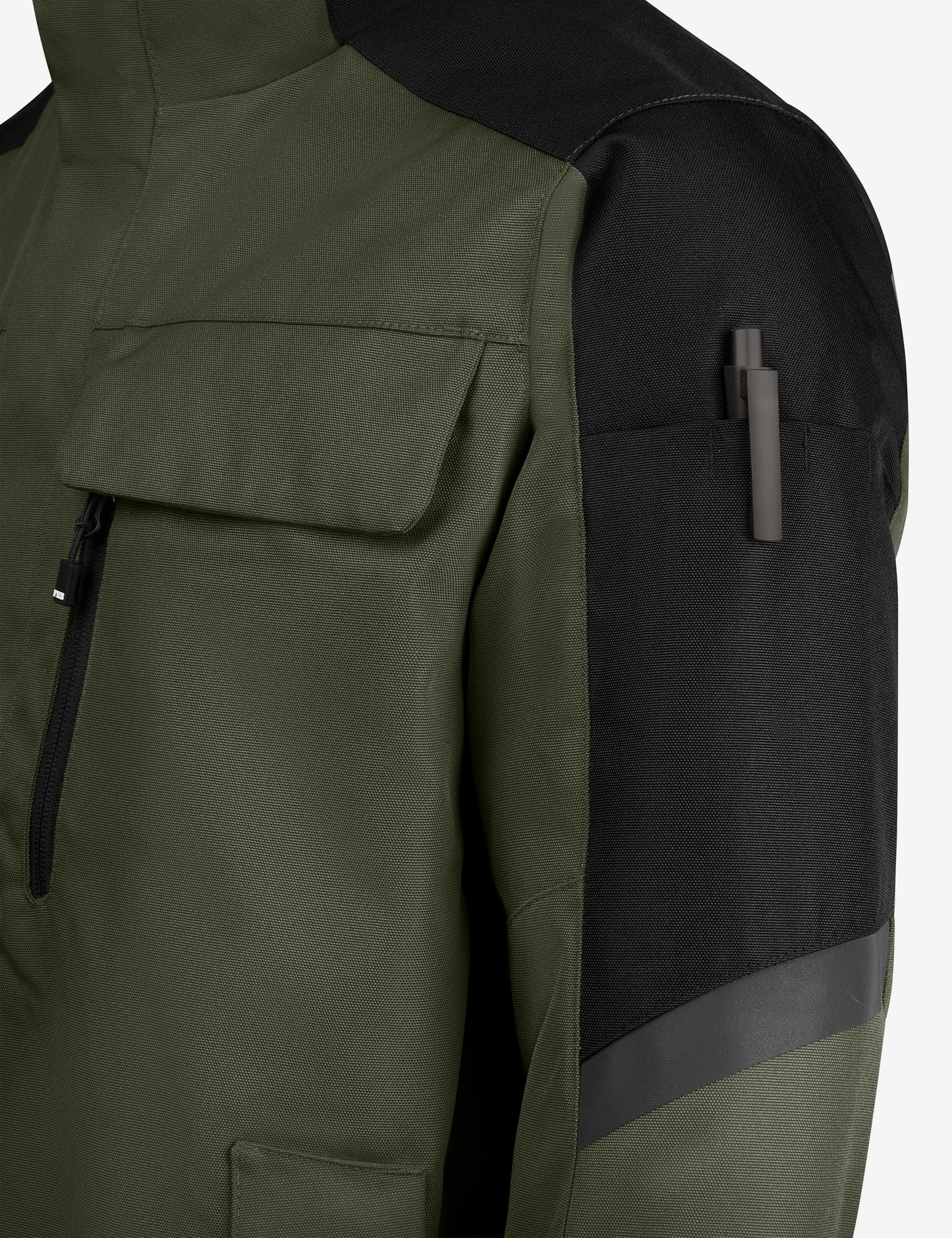 FHB Lars Arbeitsjacke Winter Oliv/Schwarz 19035